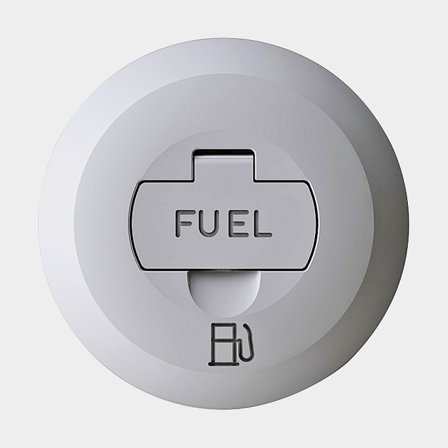 Tampa para passagem de convés combustível Foresti & Suardi Cap With Lock Fuel, latão cromado