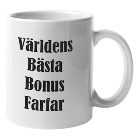 Mugg - Världens bästa bonusfarfar