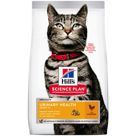 Hills Science Plan - Hills SP Feline Adult Urinary Health Chicken 3kg - Katt - Kattefôr & kattemat - Tørrfôr for katt - ZOO.no
