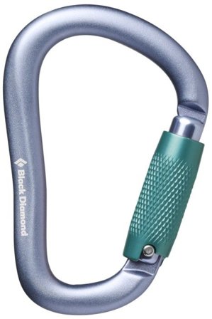 Black Diamond Rocklock Triple Lock Carabiner Gray