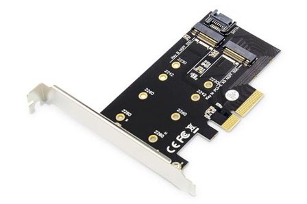 Digitus DS-33170 - grensesnittsadapter - M.2 Card - PCIe 3.0 x4