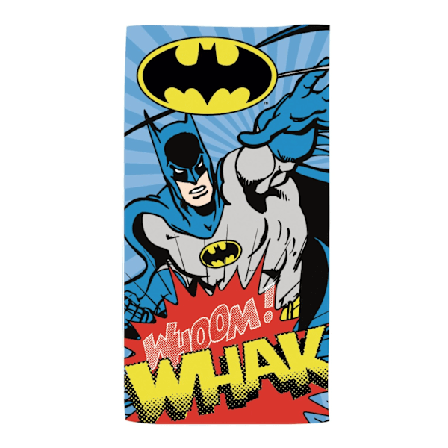 Batman Whoom badhandduk, strandhandduk 70x140 cm (snabbtorkande)