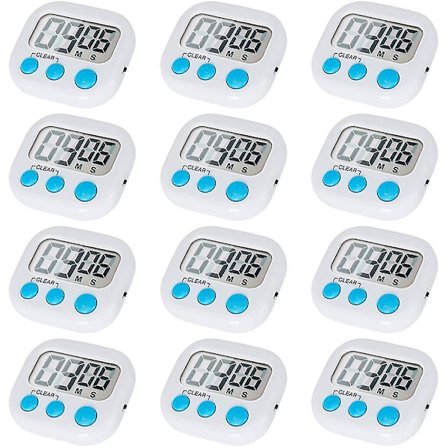 Digitalt Køkkenur, Madlavningstimer, Stor Skærm, Stærk Magnetisk Bagside, Høj Lyd