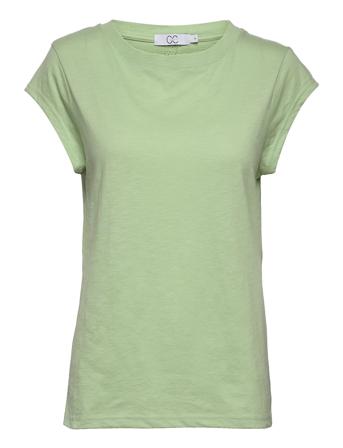 Cc Heart Basic T-Shirt T-shirts & Tops Short-sleeved Grønn Coster Copenhagen*Betinget Tilbud