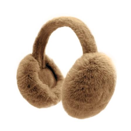 Ruskea täysi hiukset talvi plyysi korvaläpät tytölle naiset elegantti lämmin korva suoja