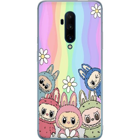 Kompatibelt Mobildeksel til OnePlus OnePlus 7T Pro Regnbage
