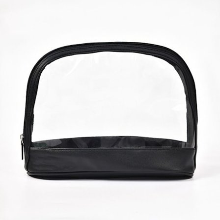 Gennemsigtig rejsetoilettaske Shell Makeup Kosmetiktaske SORT