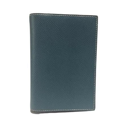 Hermès Vintage, Wallets ; Cardholders Blauw, unisex, Maat:ONE Size