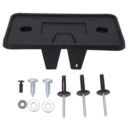 Skiltbrakett ABS Svart Frontfanger Tag Holder Erstatning for Ford Escape 2008-2012