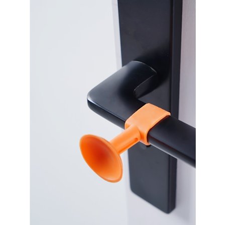 Oranssinen ovenpysäytin 20 kpl Ovenpysäytin, iskunkestävä silikonisuoja, imukuppiseinänpysäytin Kylpyhuoneen Boor Oven imu