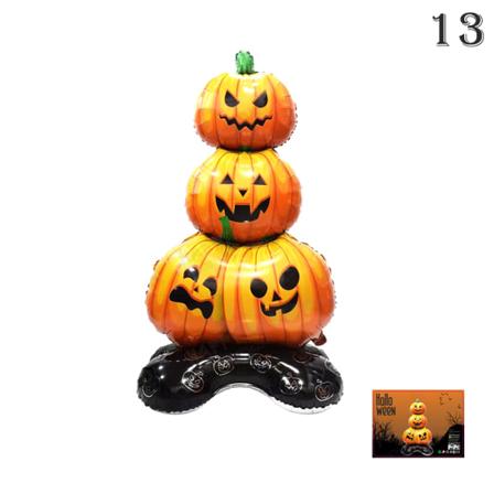 Plus Size Halloween Pumpa Spöke Ballonger Fladdermus Spindel 13 13 ONE SIZE