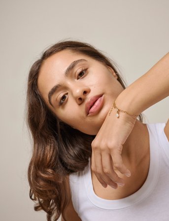 Enamel Copenhagen Finest Pearl Charm - Gold - ONE SIZE