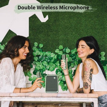 Divoom Songbird-HQ grønn karaokemaskin