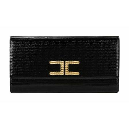 Elisabetta Franchi Wallets Cardholders Sort, Dame Punge og Kortholder, Størrelse: ONE Size