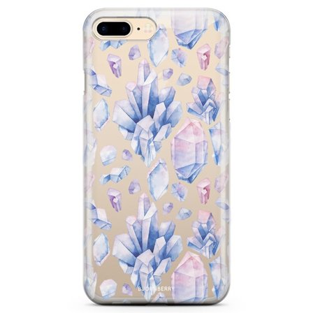 Bjornberry iPhone 7 Plus TPU Skal - Pastell Kristaller