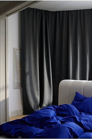 Jotex - Maßgeschneiderter Verdunkelungsvorhang Dunkelgrau - DEJA - Kaufe Vorhänge und Gardinen bei Jotex