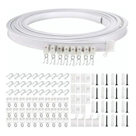 Metri taipuisa kattokisko Kaareva verhokisko Verhoteline