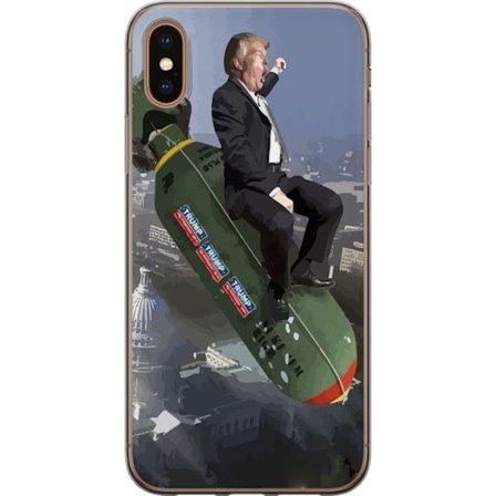 Kompatibelt Mobilskal till Apple iPhone XS Max Trump på bomb