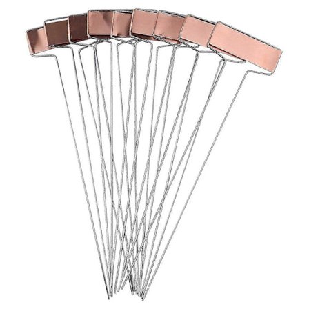 10 stk Hage Potteplante Blomsterarrangement Skilt Rustfritt Stål Skilt Plante Navneskilt Hagearbeid Til