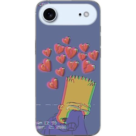 Kompatibel Mobilcover til Apple iPhone 17 Air Bart Simpson