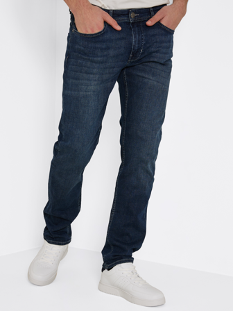 MATCH - New Pierre Deep Blue Stretch Jeans - Jean Paul - Str. 3434 - Herre - Bukser & Jeans - Blå - 98% bomull, 2% elastane
