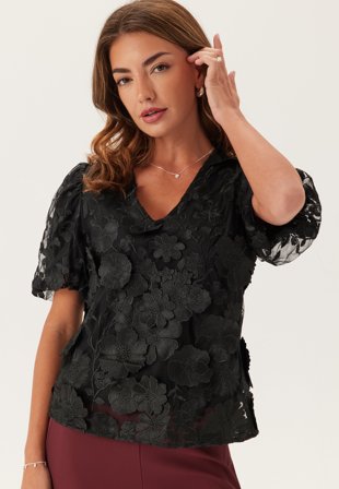 YAS-Yasflowering Ss V-neck Top-34