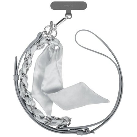 Uniq Coehl Caryne 2-in-1 -puhelinlenkki - harmaa