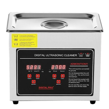 Ultrasonic Rengøringsmiddel-Duoku-6 L-A kov stainless-A med Digital Timer og Smykkerensning