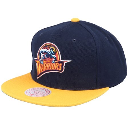 Mitchell & Ness - Azul snapback Gorra - Golden State Warriors Team 2 Tone Navy/Gold Snapback @ Hatstore