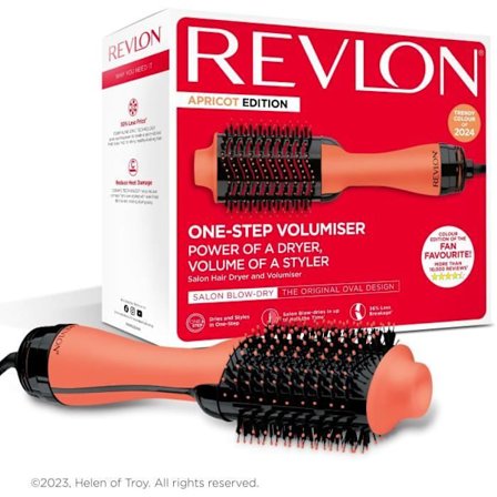 Fönborste - REVLON - RVDR5222AE ONE STEP - Limited Edition - Volymgivande och torkande - 2 temperaturer - Aprikos