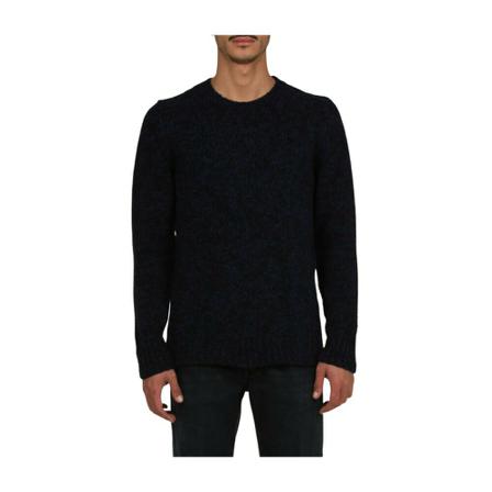 Department Five Bouclã Melange Bauclã International Shirt Blå, Herre Strik