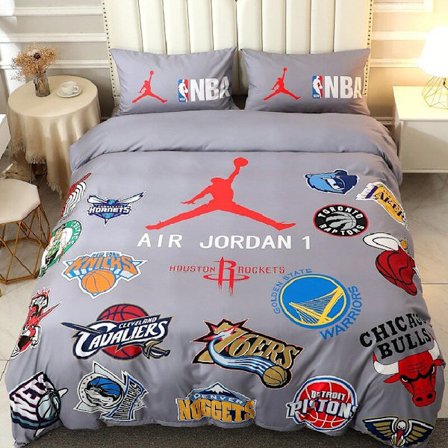 Digitaltrykt sengetøjssæt med flere temaer (3 dele): Bringer "multiverset" ind i soveværelset. Dynebetræk: 240*220 cm; Pudebetræk: 50*75 cm * 2 stk.