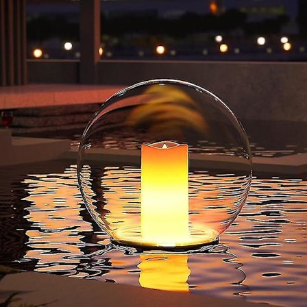 2 kpl Aurinkoenergialla Toimivia Uivia Uima-allasvaloja Väreilevällä Valolla Ulkotilojen Pihakoristeluun Maahan Upotettuihin Uima-altaisiin