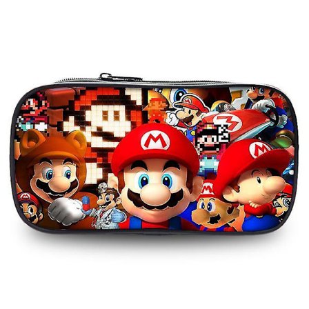 Super Mario Bros Portable Pencil Case School Supplies Storage Bag Cartoon Pencil Bag Student Pen Bag Pen Case Kid Stationery Bag