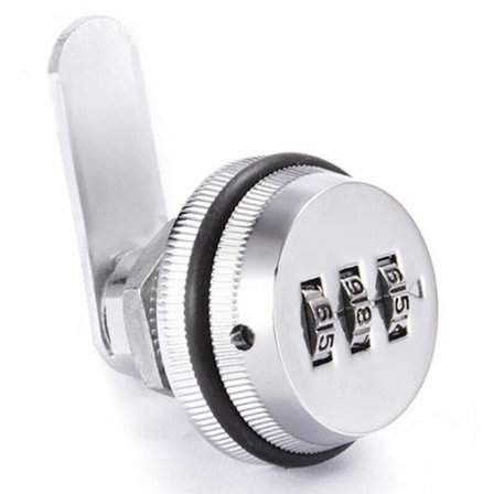 Kombination sikkerhedslås med kodeord til at sikre bokse, skuffer