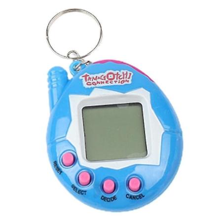 Tamagotchi Elektronisk Cyber Virtuelt Kjæledyrleketøy Retro Spill 90-talls Nostalgisk Nøkkelring Gave
