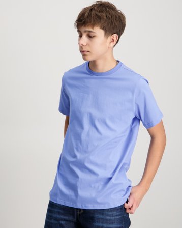 Zeke Essential Regular Tee Blå T-skjorter Gutt - Kids Brand Store