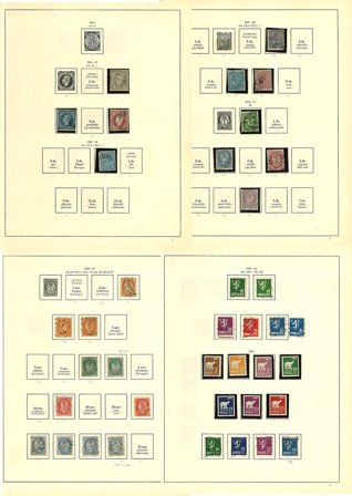 Norge optil 1980 - Samling i 1 fortryksalbum - Stemplet