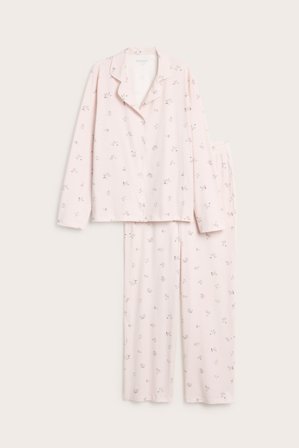 Kappahl | Kaksiosainen trikoopyjama | Vaaleanpunainen