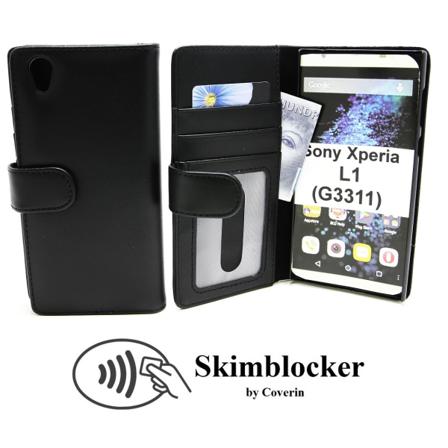 Skimblocker Plånboksfodral Sony Xperia L1 (g3311) (svart)