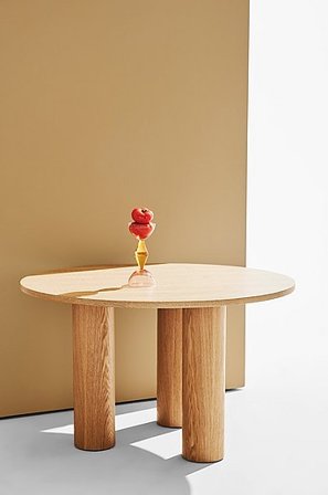 Jotex - Stół Ø120cm Fornir jesionowy - Colette - Kup Pastill - Meble firmy Jotex