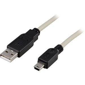 Deltaco USB2-6 - USB-kabel - USB til USB - 50 cm