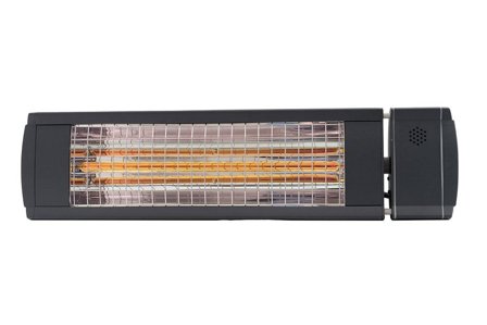 Provida Ultron 1750W Terrassevarmer m/fjernkontroll Antrasitt