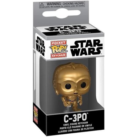 Nyckelring - Funko - C-3PO - 5 cm - Samlarobjekt - Displaybox