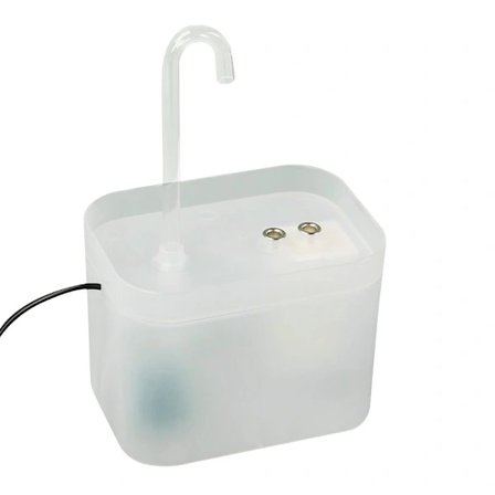 Hund Vattenfontän Husdjursdrickskål VIT Vit