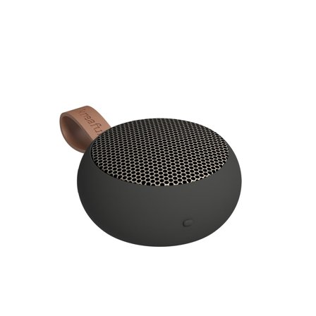 Kreafunk - aGO 2 - Bluetooth-Lautsprecher, Black, Verbesserter Klang, IPX5, Stereo Play