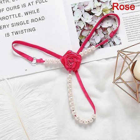 1 stk. Dame Trusser Micro G-streng Tanga Sexet Undertøj Med Perle