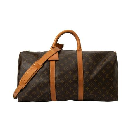 Louis Vuitton Vintage Pre-owned Weekend Tass , Bruin , Dames , Maat: ONE Size Vintage Tassen