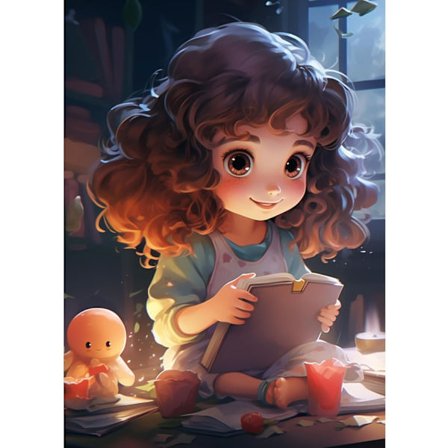 12X16 Tum 5D Diamantmålning Kit, Målning efter Siffror Kit - DIY