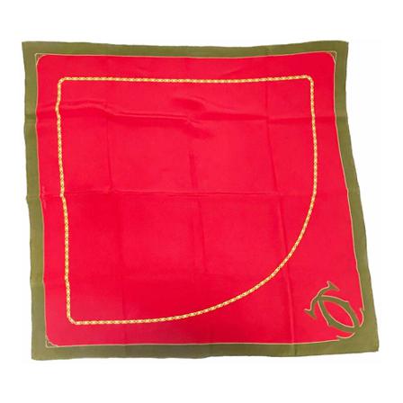 Cartier Vintage, Pre-owned scarf Rood, Dames, Maat:ONE Size